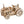 Load image into Gallery viewer, Traktor 3D Puzzle oldalról