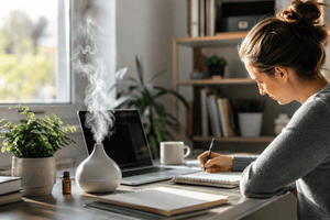 Hogyan segíthetnek az illóolajok a home office-ban és a tanulásban?