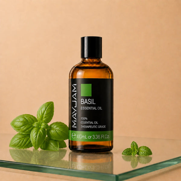 Bazsalikom illóolaj 100 ml – barna üveg