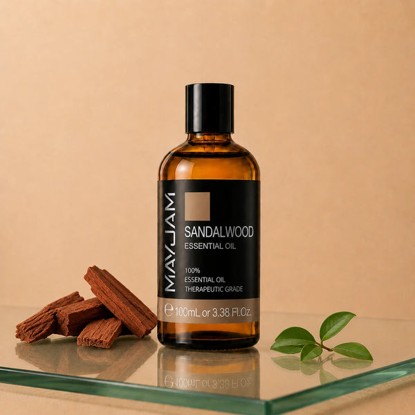 Szantálfa illóolaj 100 ml – barna üveg