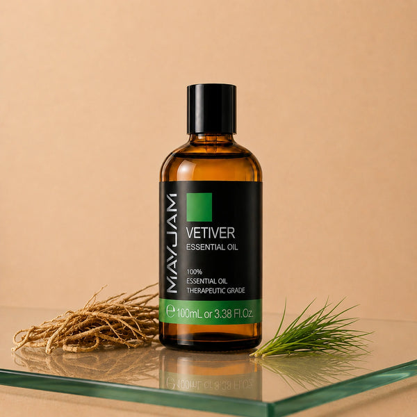 Vetiver illóolaj 100 ml – barna üveg
