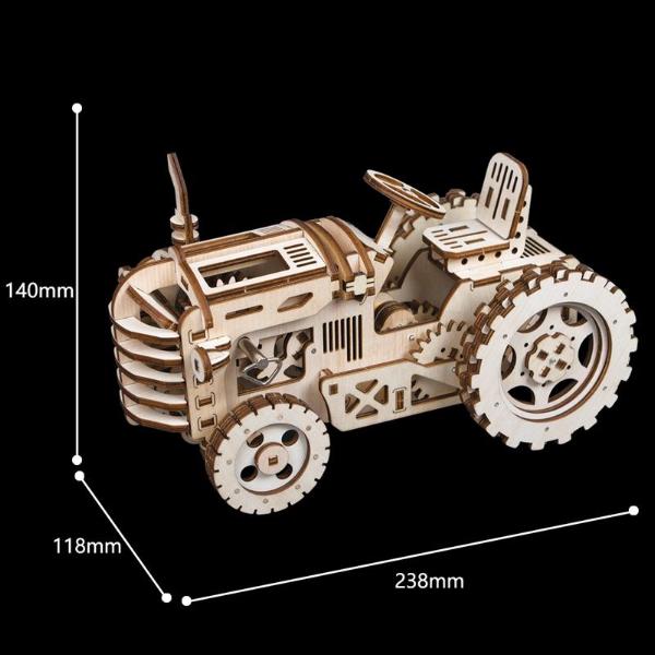 Traktor 3D Puzzle méretek